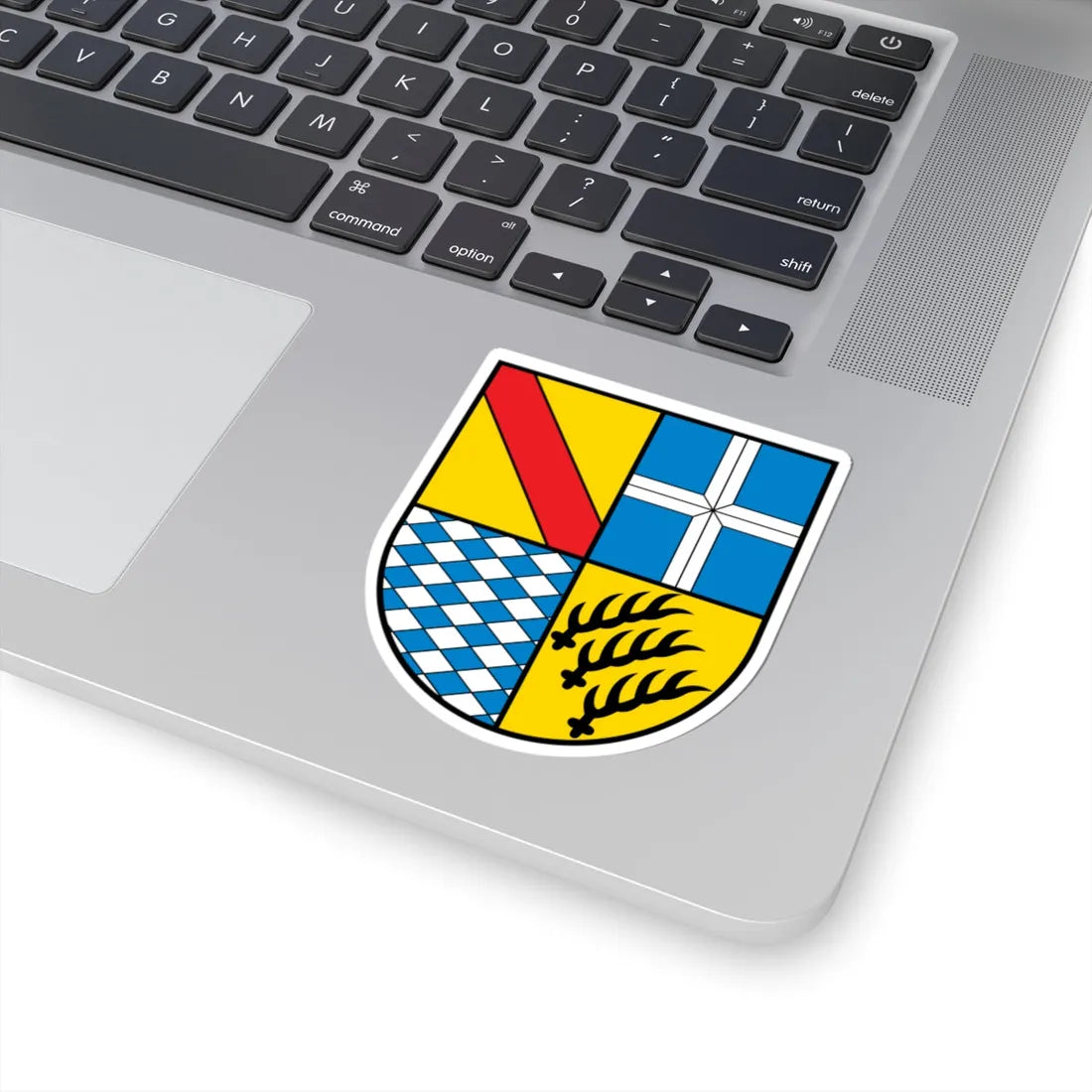 DEU Landkreis Karlsruhe COA (Germany) (Coat of Arms) STICKER Vinyl Kiss-Cut Decal - The Sticker Space