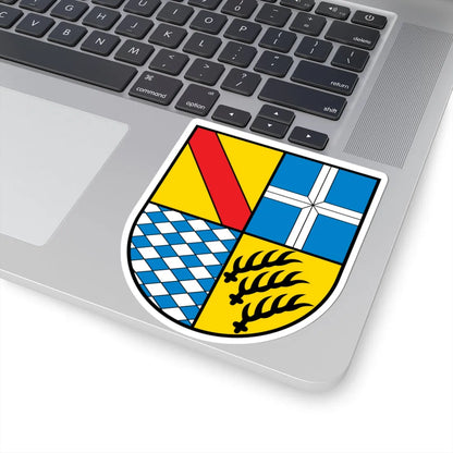 DEU Landkreis Karlsruhe COA (Germany) (Coat of Arms) STICKER Vinyl Kiss-Cut Decal - The Sticker Space