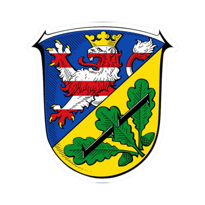 DEU Landkreis Kassel COA (Germany) (Coat of Arms) STICKER Vinyl Kiss-Cut Decal 2 Inch White - The Sticker Space