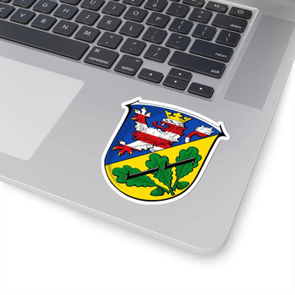 DEU Landkreis Kassel COA (Germany) (Coat of Arms) STICKER Vinyl Kiss-Cut Decal - The Sticker Space