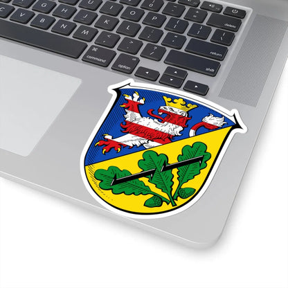 DEU Landkreis Kassel COA (Germany) (Coat of Arms) STICKER Vinyl Kiss-Cut Decal - The Sticker Space
