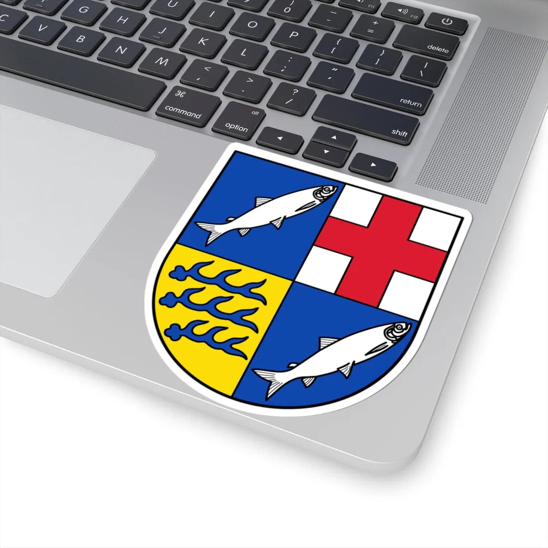DEU Landkreis Konstanz COA (Germany) (Coat of Arms) STICKER Vinyl Kiss-Cut Decal - The Sticker Space