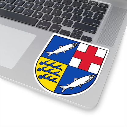 DEU Landkreis Konstanz COA (Germany) (Coat of Arms) STICKER Vinyl Kiss-Cut Decal - The Sticker Space
