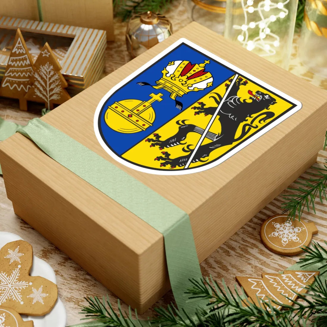 DEU Landkreis Lichtenfels COA (Germany) (Coat of Arms) STICKER Vinyl Kiss-Cut Decal - The Sticker Space