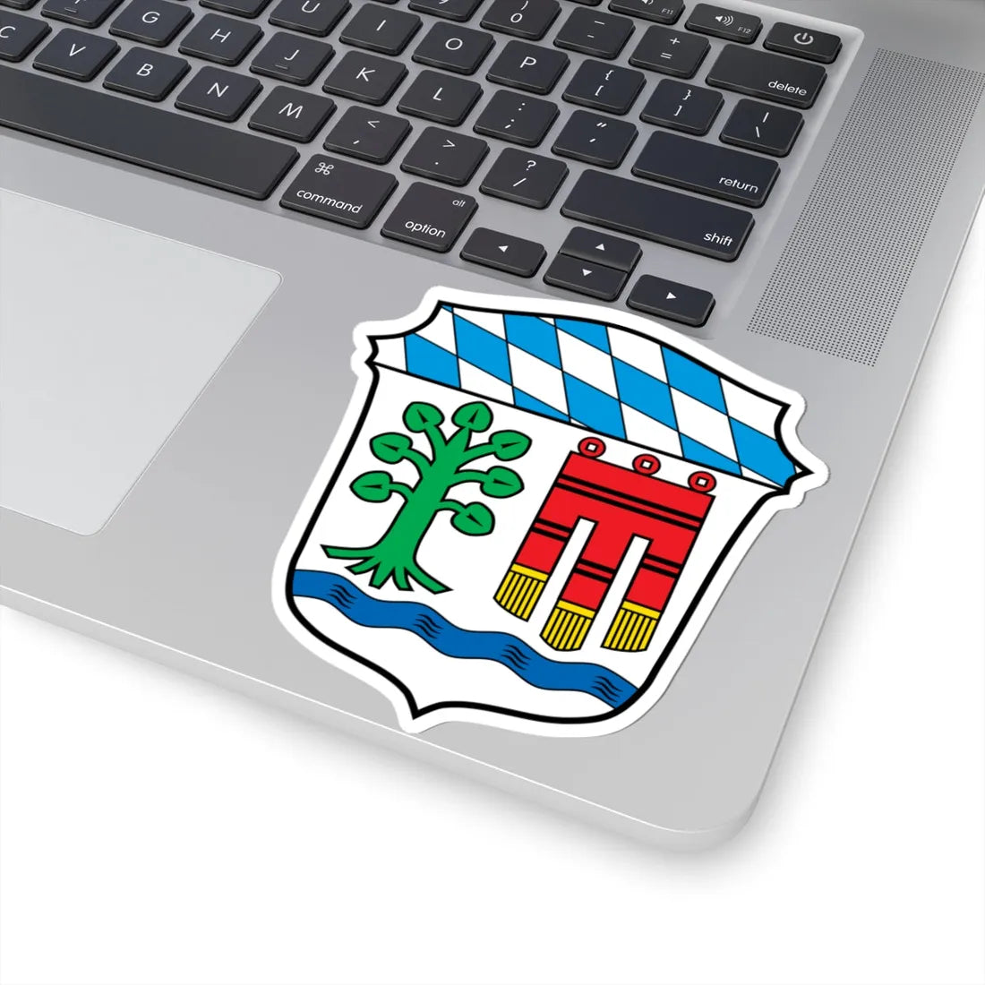 DEU Landkreis Lindau Bodensee COA (Germany) (Coat of Arms) STICKER Vinyl Kiss-Cut Decal - The Sticker Space