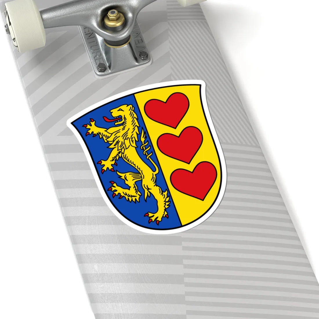 DEU Landkreis Lüneburg COA (Germany) (Coat of Arms) STICKER Vinyl Kiss-Cut Decal - The Sticker Space