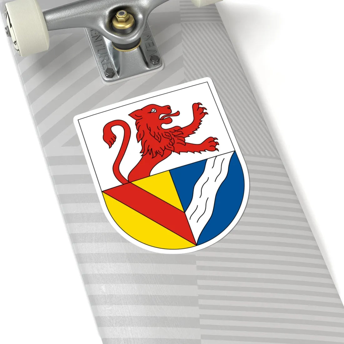 DEU Landkreis Lörrach COA (Germany) (Coat of Arms) STICKER Vinyl Kiss-Cut Decal - The Sticker Space