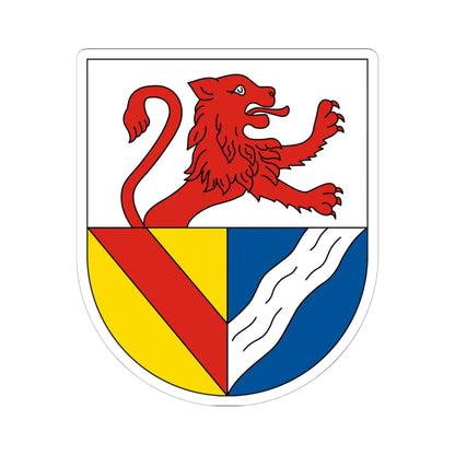 DEU Landkreis Lörrach COA (Germany) (Coat of Arms) STICKER Vinyl Kiss-Cut Decal - The Sticker Space
