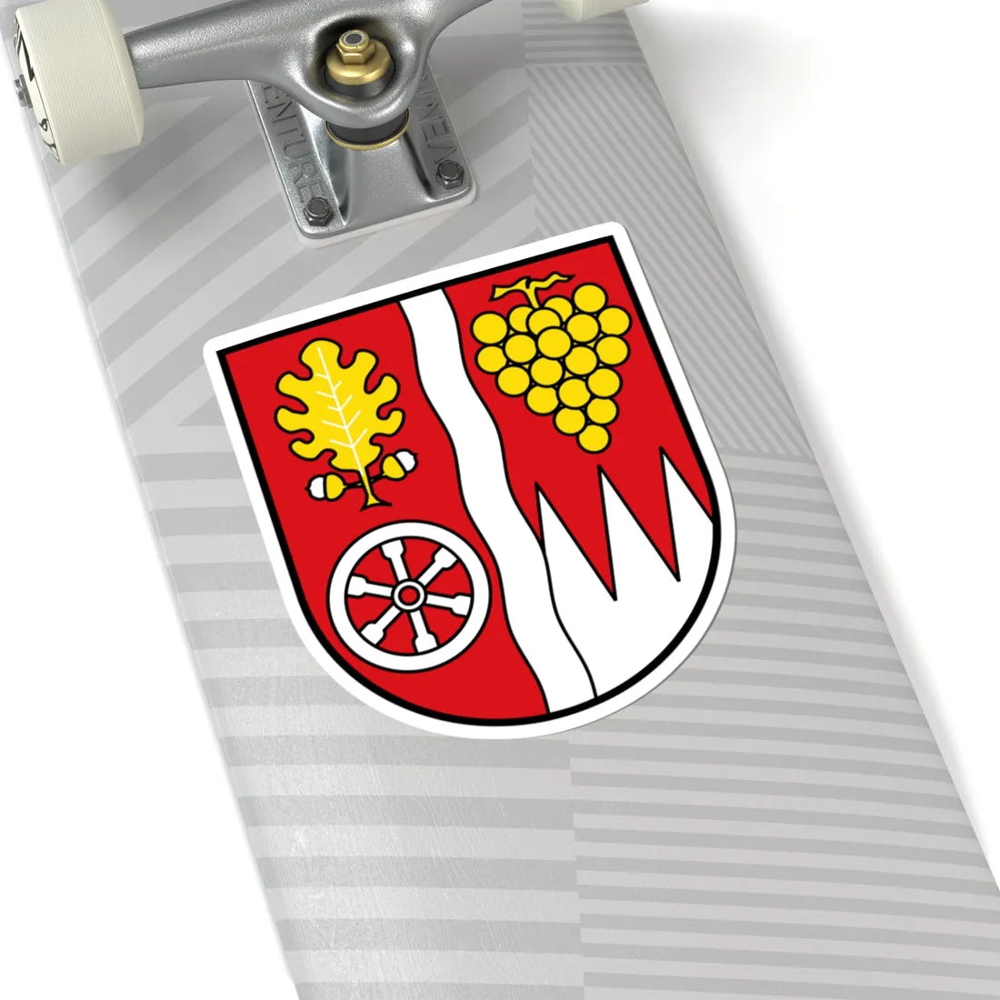 DEU Landkreis Main-Spessart COA (Germany) (Coat of Arms) STICKER Vinyl Kiss-Cut Decal - The Sticker Space