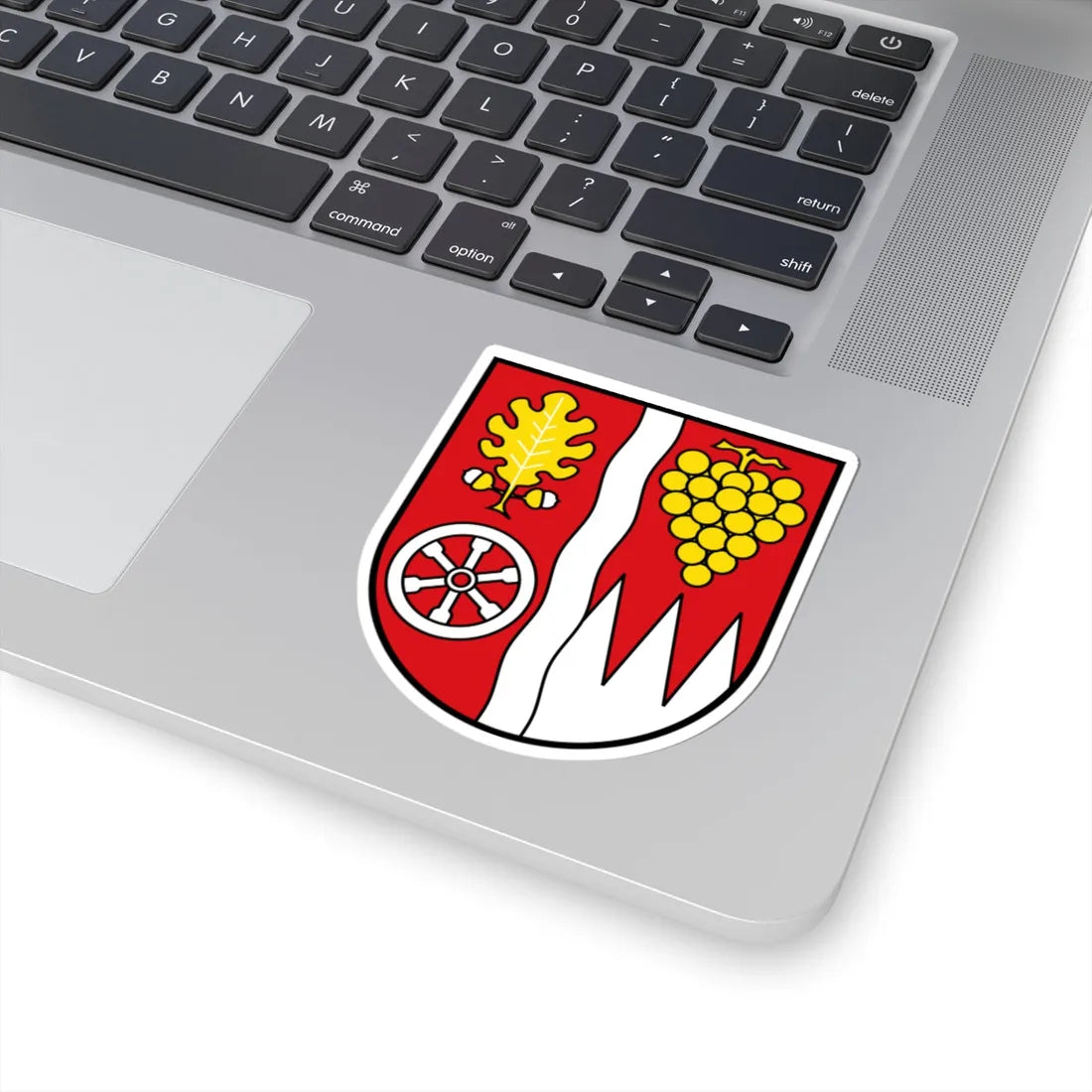 DEU Landkreis Main-Spessart COA (Germany) (Coat of Arms) STICKER Vinyl Kiss-Cut Decal - The Sticker Space
