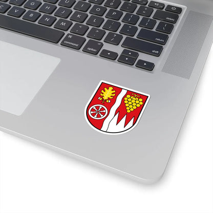 DEU Landkreis Main-Spessart COA (Germany) (Coat of Arms) STICKER Vinyl Kiss-Cut Decal - The Sticker Space