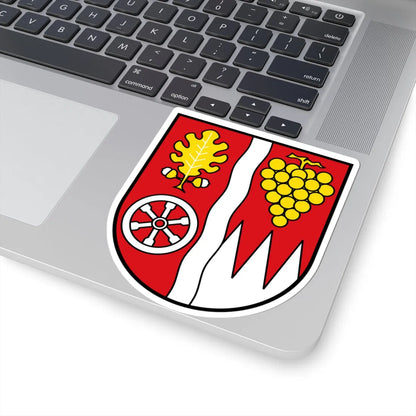 DEU Landkreis Main-Spessart COA (Germany) (Coat of Arms) STICKER Vinyl Kiss-Cut Decal - The Sticker Space