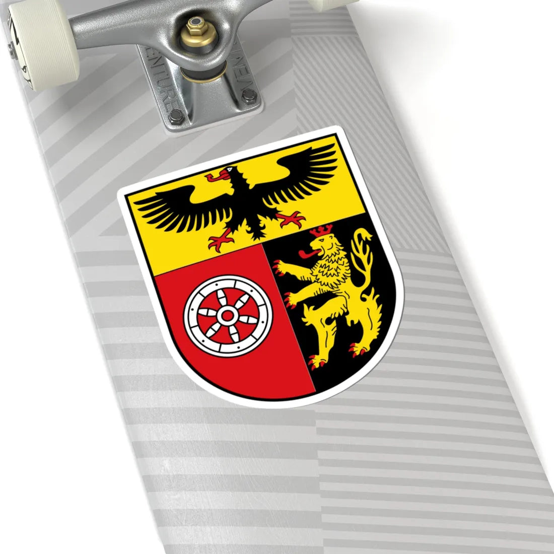 DEU Landkreis Mainz-Bingen COA (Germany) (Coat of Arms) STICKER Vinyl Kiss-Cut Decal - The Sticker Space