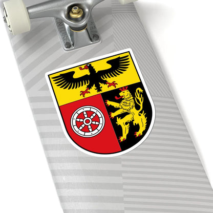 DEU Landkreis Mainz-Bingen COA (Germany) (Coat of Arms) STICKER Vinyl Kiss-Cut Decal - The Sticker Space