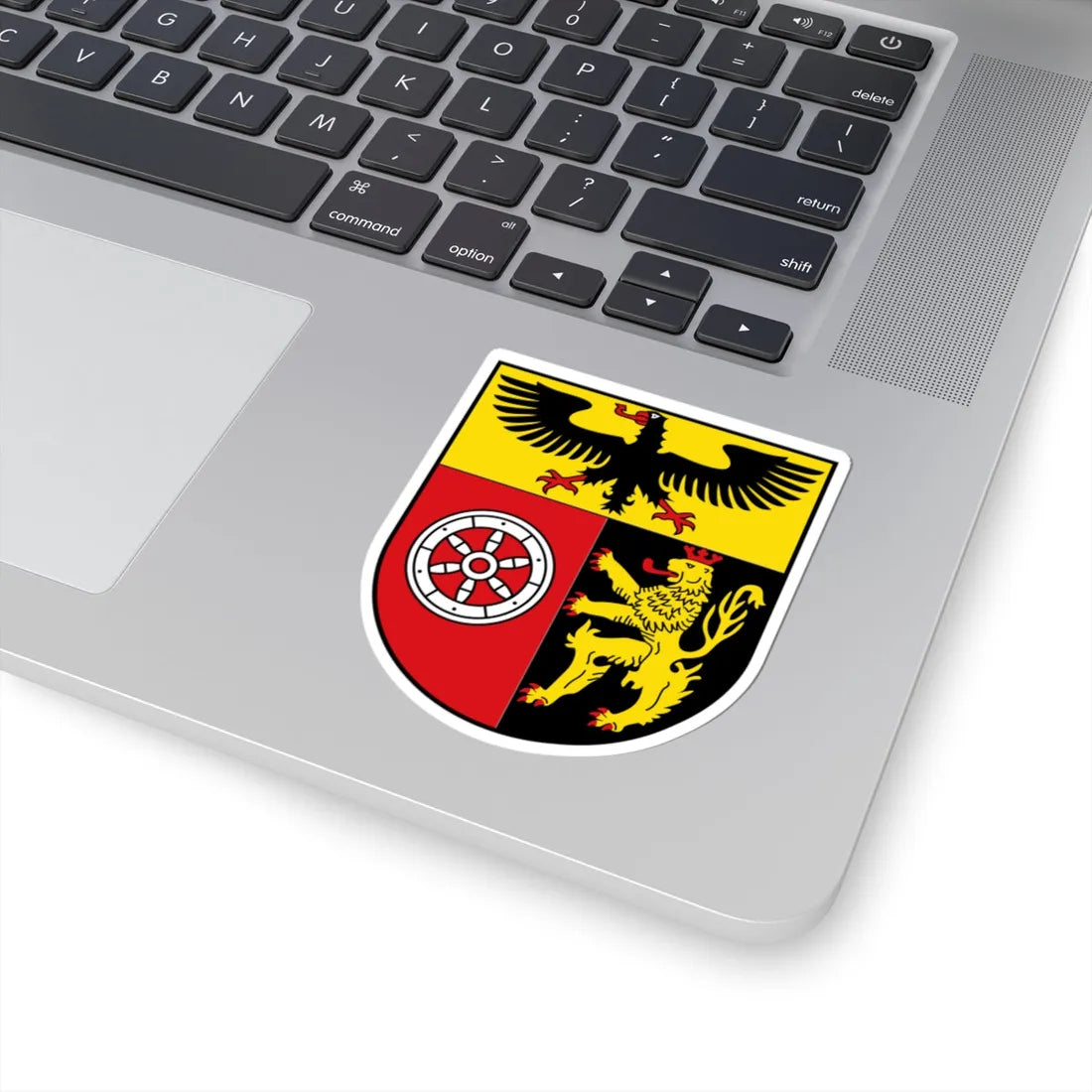DEU Landkreis Mainz-Bingen COA (Germany) (Coat of Arms) STICKER Vinyl Kiss-Cut Decal - The Sticker Space