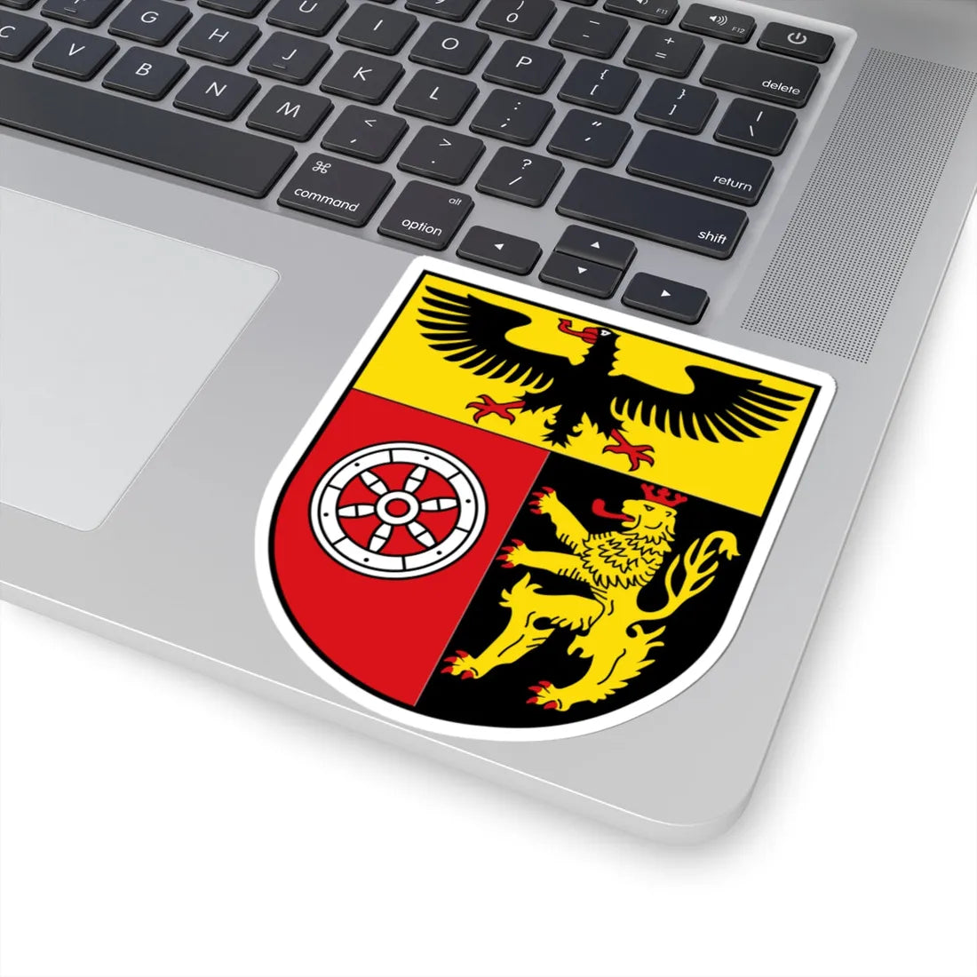 DEU Landkreis Mainz-Bingen COA (Germany) (Coat of Arms) STICKER Vinyl Kiss-Cut Decal - The Sticker Space
