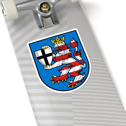 DEU Landkreis Marburg-Biedenkopf COA (Germany) (Coat of Arms) STICKER Vinyl Kiss-Cut Decal - The Sticker Space