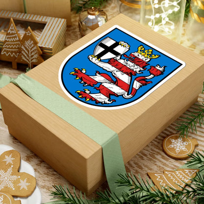 DEU Landkreis Marburg-Biedenkopf COA (Germany) (Coat of Arms) STICKER Vinyl Kiss-Cut Decal - The Sticker Space