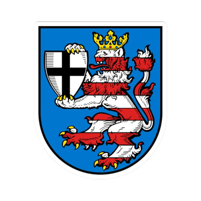 DEU Landkreis Marburg-Biedenkopf COA (Germany) (Coat of Arms) STICKER Vinyl Kiss-Cut Decal - The Sticker Space