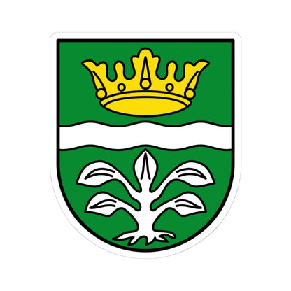 DEU Landkreis Mayen-Koblenz COA (Germany) (Coat of Arms) STICKER Vinyl Kiss-Cut Decal 4 Inch White - The Sticker Space