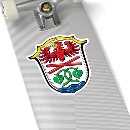 DEU Landkreis Miesbach COA (Germany) (Coat of Arms) STICKER Vinyl Kiss-Cut Decal - The Sticker Space
