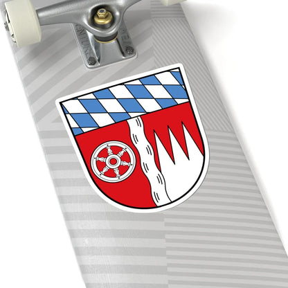 DEU Landkreis Miltenberg COA (Germany) (Coat of Arms) STICKER Vinyl Kiss-Cut Decal - The Sticker Space