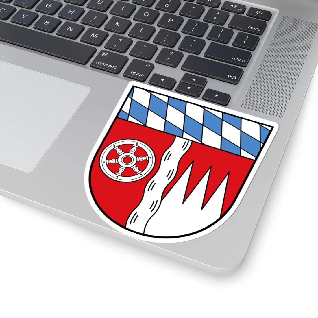 DEU Landkreis Miltenberg COA (Germany) (Coat of Arms) STICKER Vinyl Kiss-Cut Decal - The Sticker Space