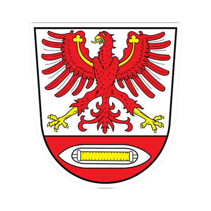 DEU Landkreis Münchberg COA (Germany) (Coat of Arms) STICKER Vinyl Kiss-Cut Decal 2 Inch White - The Sticker Space