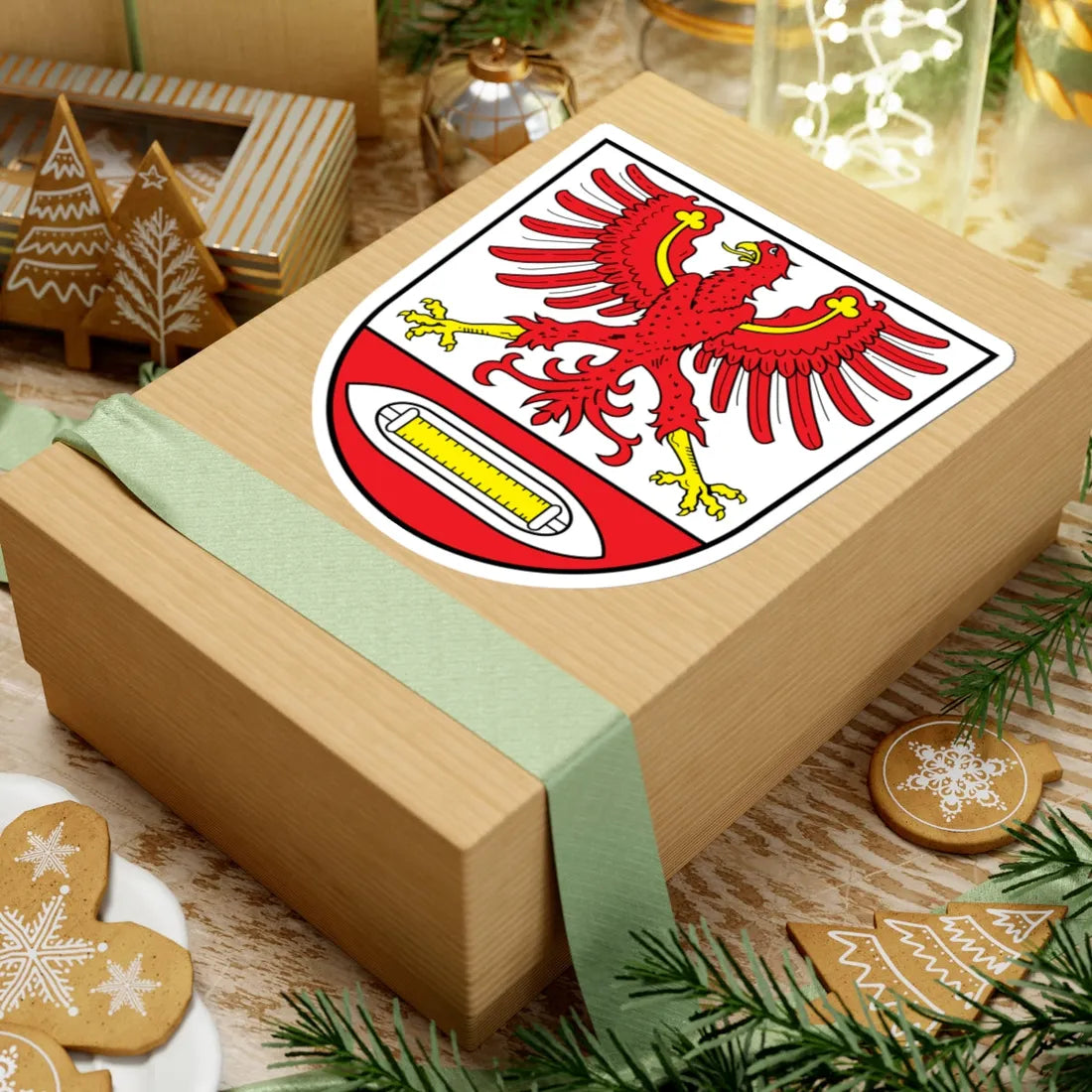 DEU Landkreis Münchberg COA (Germany) (Coat of Arms) STICKER Vinyl Kiss-Cut Decal - The Sticker Space