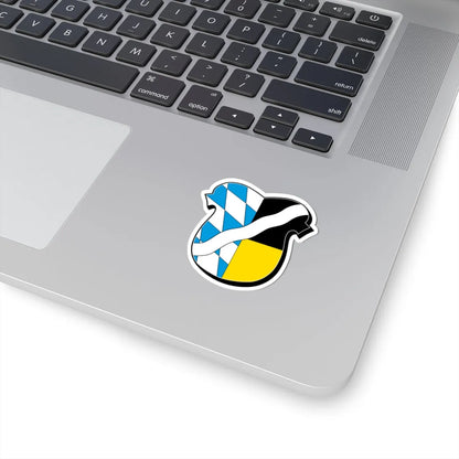 DEU Landkreis München COA (Germany) (Coat of Arms) STICKER Vinyl Kiss-Cut Decal - The Sticker Space