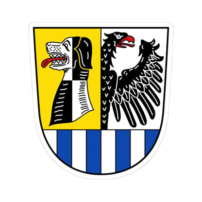 DEU Landkreis Neustadt a.d.Aisch-Bad Windsheim COA (Germany) (Coat of Arms) STICKER Vinyl Kiss-Cut Decal - The Sticker Space