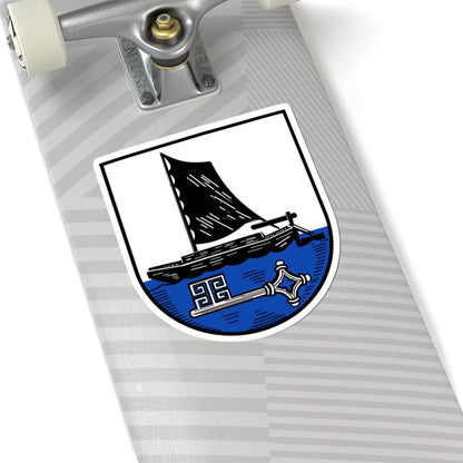 DEU Landkreis Osterholz COA (Germany) (Coat of Arms) STICKER Vinyl Kiss-Cut Decal - The Sticker Space