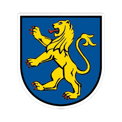 DEU Landkreis Ravensburg COA (Germany) (Coat of Arms) STICKER Vinyl Kiss-Cut Decal 4 Inch White - The Sticker Space