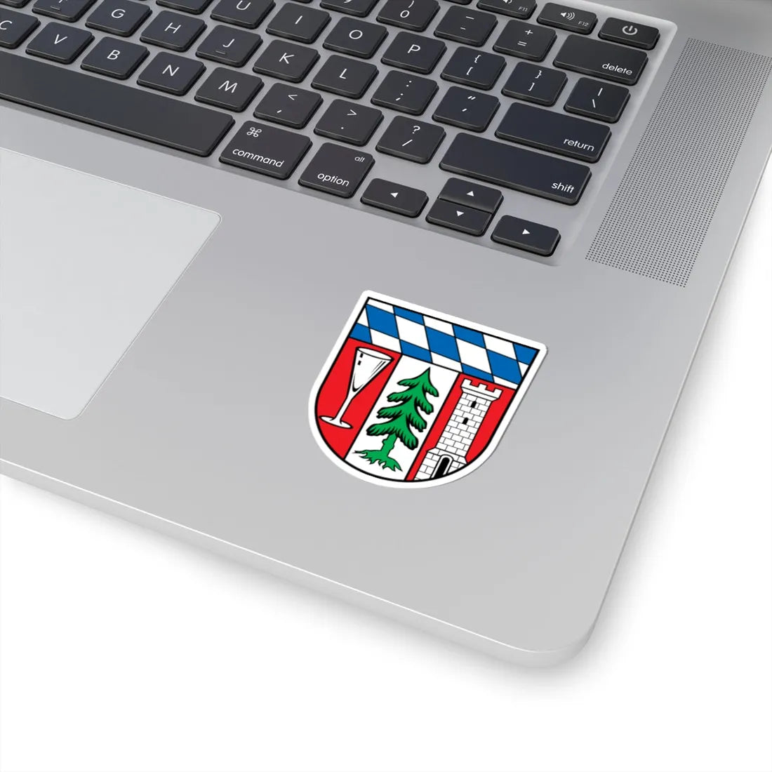 DEU Landkreis Regen COA (Germany) (Coat of Arms) STICKER Vinyl Kiss-Cut Decal - The Sticker Space