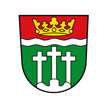 DEU Landkreis Rhön-Grabfeld COA (Germany) (Coat of Arms) STICKER Vinyl Kiss-Cut Decal 2 Inch White - The Sticker Space