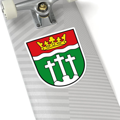 DEU Landkreis Rhön-Grabfeld COA (Germany) (Coat of Arms) STICKER Vinyl Kiss-Cut Decal - The Sticker Space
