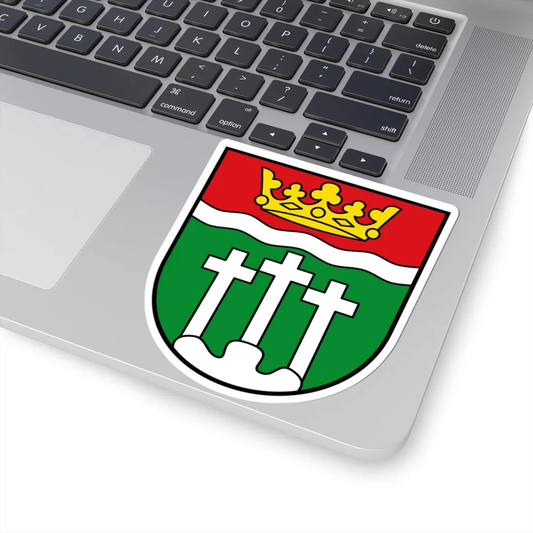 DEU Landkreis Rhön-Grabfeld COA (Germany) (Coat of Arms) STICKER Vinyl Kiss-Cut Decal - The Sticker Space