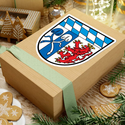 DEU Landkreis Rosenheim COA (Germany) (Coat of Arms) STICKER Vinyl Kiss-Cut Decal - The Sticker Space
