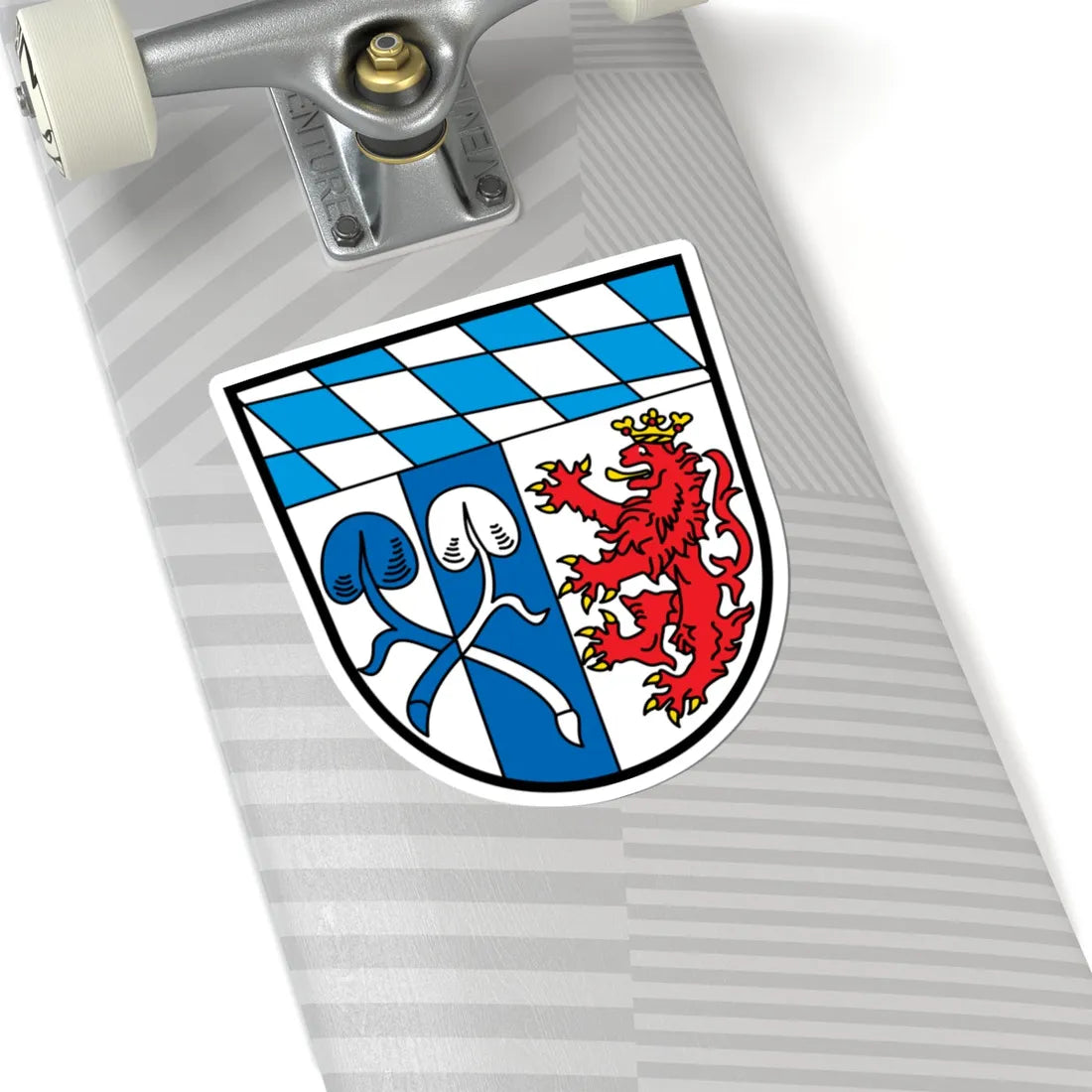 DEU Landkreis Rosenheim COA (Germany) (Coat of Arms) STICKER Vinyl Kiss-Cut Decal - The Sticker Space