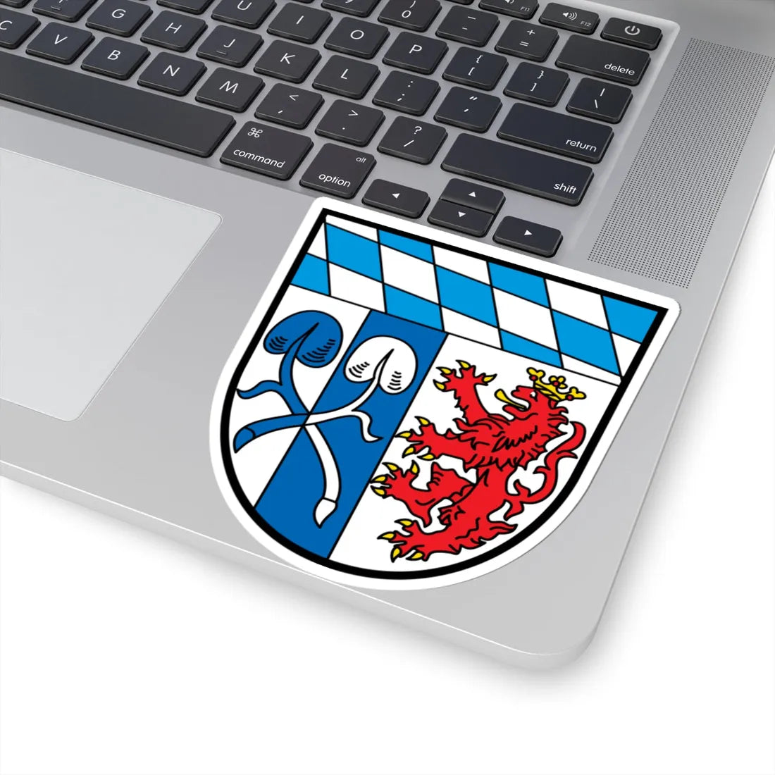 DEU Landkreis Rosenheim COA (Germany) (Coat of Arms) STICKER Vinyl Kiss-Cut Decal - The Sticker Space