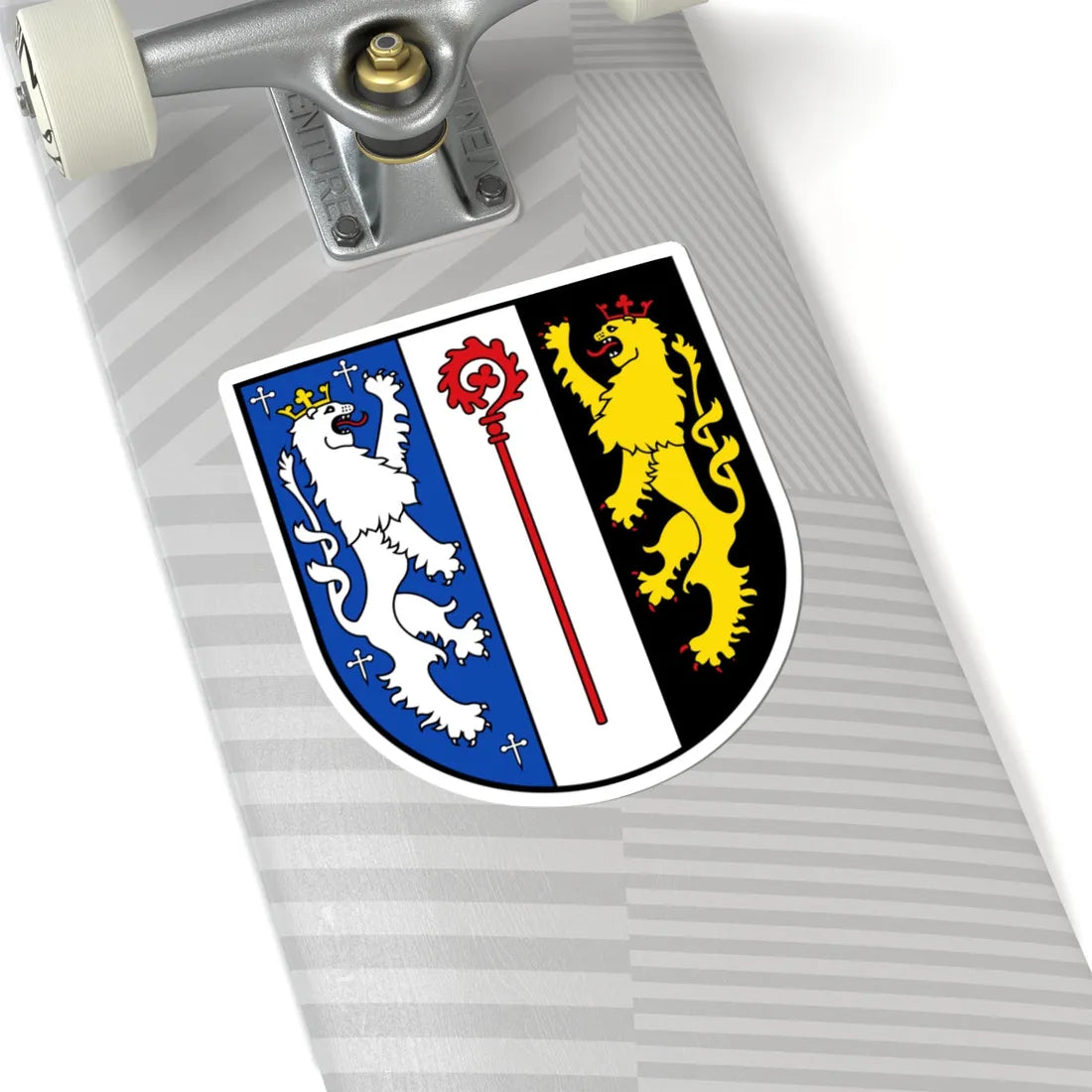 DEU Landkreis Sankt Ingbert COA (Germany) (Coat of Arms) STICKER Vinyl Kiss-Cut Decal - The Sticker Space
