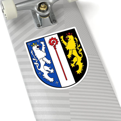 DEU Landkreis Sankt Ingbert COA (Germany) (Coat of Arms) STICKER Vinyl Kiss-Cut Decal - The Sticker Space