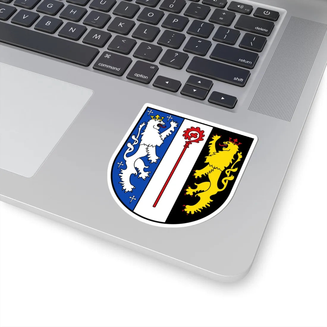 DEU Landkreis Sankt Ingbert COA (Germany) (Coat of Arms) STICKER Vinyl Kiss-Cut Decal - The Sticker Space