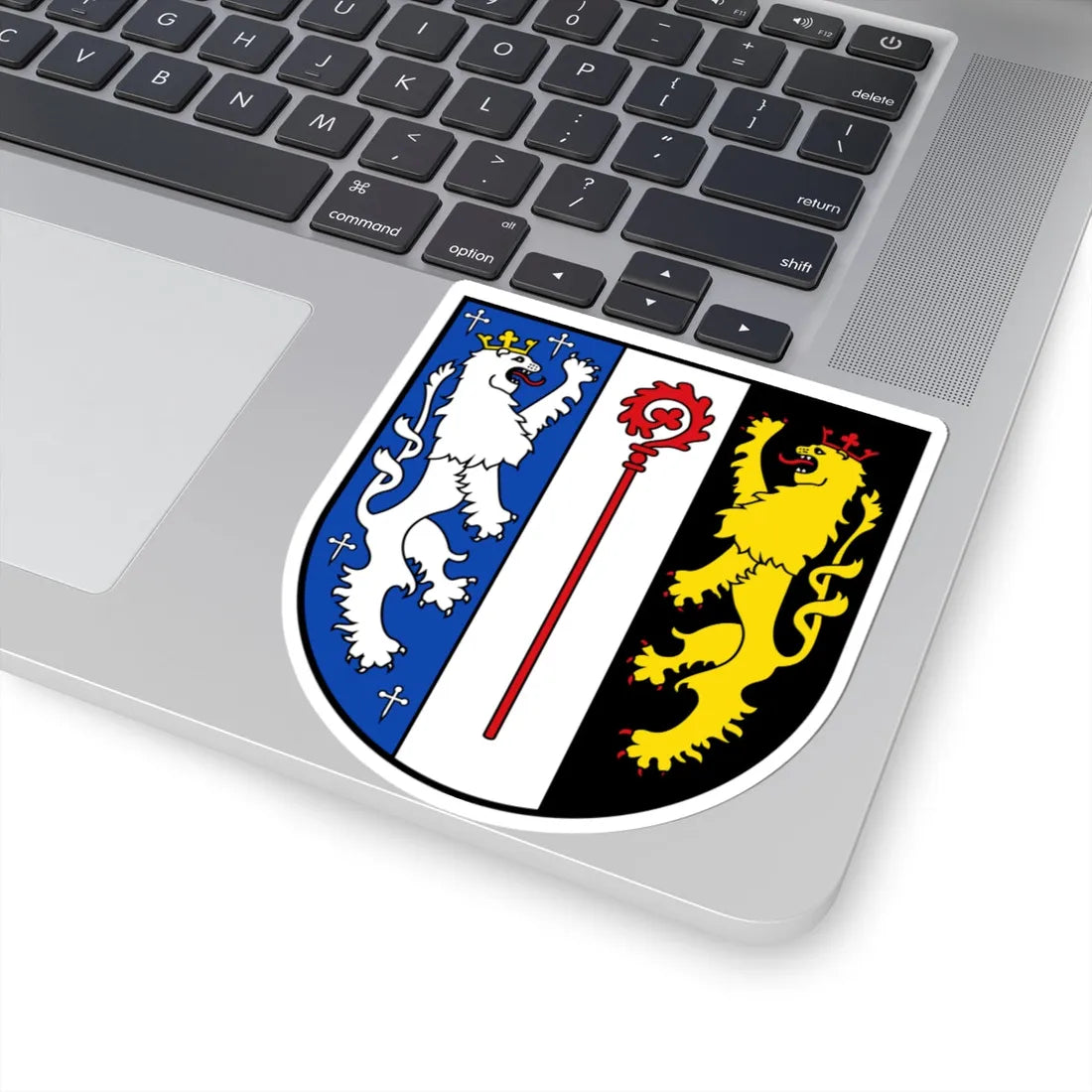 DEU Landkreis Sankt Ingbert COA (Germany) (Coat of Arms) STICKER Vinyl Kiss-Cut Decal - The Sticker Space