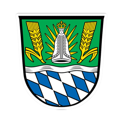 DEU Landkreis Straubing-Bogen COA (Germany) (Coat of Arms) STICKER Vinyl Kiss-Cut Decal 2 Inch White - The Sticker Space
