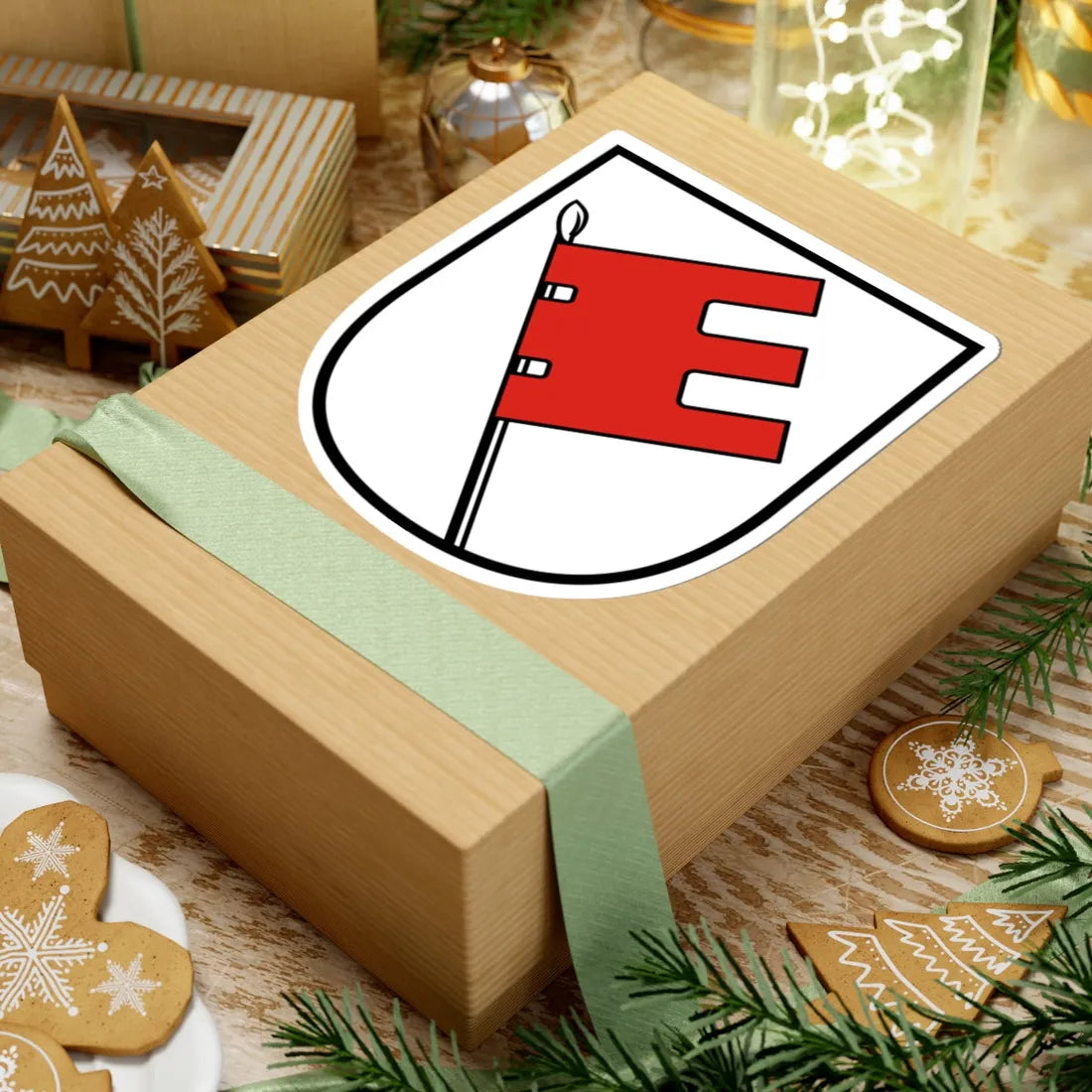 DEU Landkreis Tübingen COA (Germany) (Coat of Arms) STICKER Vinyl Kiss-Cut Decal - The Sticker Space