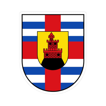 DEU Landkreis Trier-Saarburg COA (Germany) (Coat of Arms) STICKER Vinyl Kiss-Cut Decal 3 Inch White - The Sticker Space