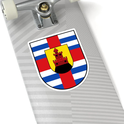 DEU Landkreis Trier-Saarburg COA (Germany) (Coat of Arms) STICKER Vinyl Kiss-Cut Decal - The Sticker Space