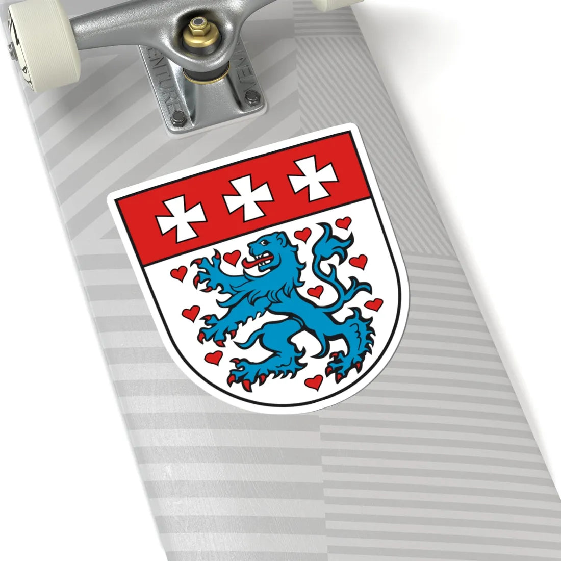 DEU Landkreis Uelzen COA (Germany) (Coat of Arms) STICKER Vinyl Kiss-Cut Decal - The Sticker Space