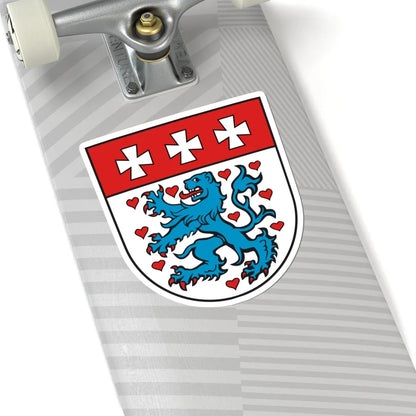DEU Landkreis Uelzen COA (Germany) (Coat of Arms) STICKER Vinyl Kiss-Cut Decal - The Sticker Space